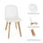 Modern PP Dining Chair with Beech Wood Legs, Kitchen & Dining Room Chairs SH-C-87978667