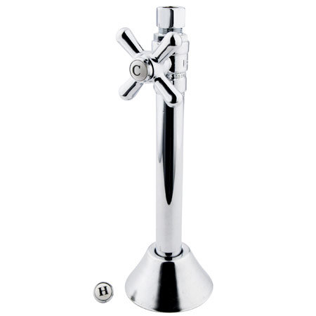 Made to Match Straight Stop Valve, Polished Chrome