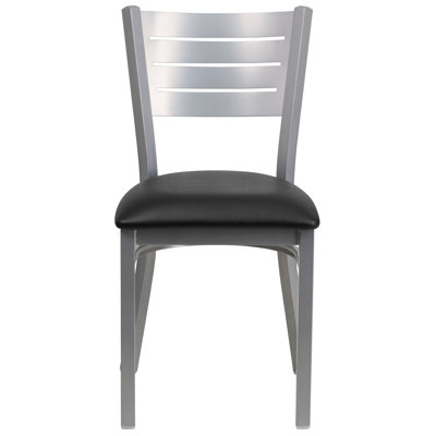Elkton Slat Back Metal Restaurant Chair