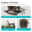 Chaise berçante pliable en PEHD toutes saisons avec repose-pieds rétractable Adirondack-1490555710