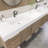 Natrona 83.4'' Double Bathroom Vanity with Acrylic Top-1789251090