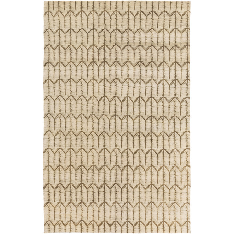 Mayhill Wool Geometric Indoor Rug, Rectangle 6' x 9'