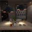 Montez 1 - Light Black Single Pendant-1407565455