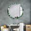Huldar Glass Flat Wall Mirror