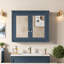 Armoires à pharmacie spacieuses, rangement en bois aggloméré moderne pour salle de bain 36 x 28