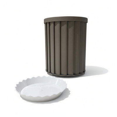Round Strata Column Planter SM
