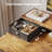 Electric Height Adjustable Desk with Storage Shelf,Standing Desk with 3 Drawers for Home Office-1213929996-1213929992