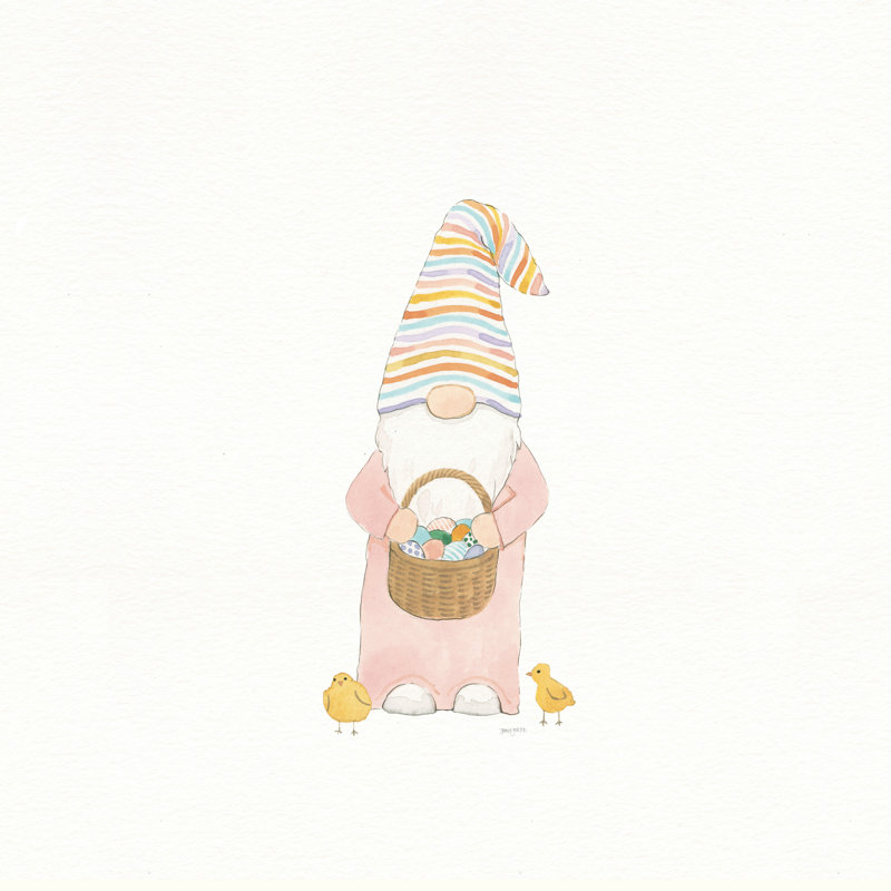 " Easter Gnomes II ", 20" H x 20" W x 1.25" D