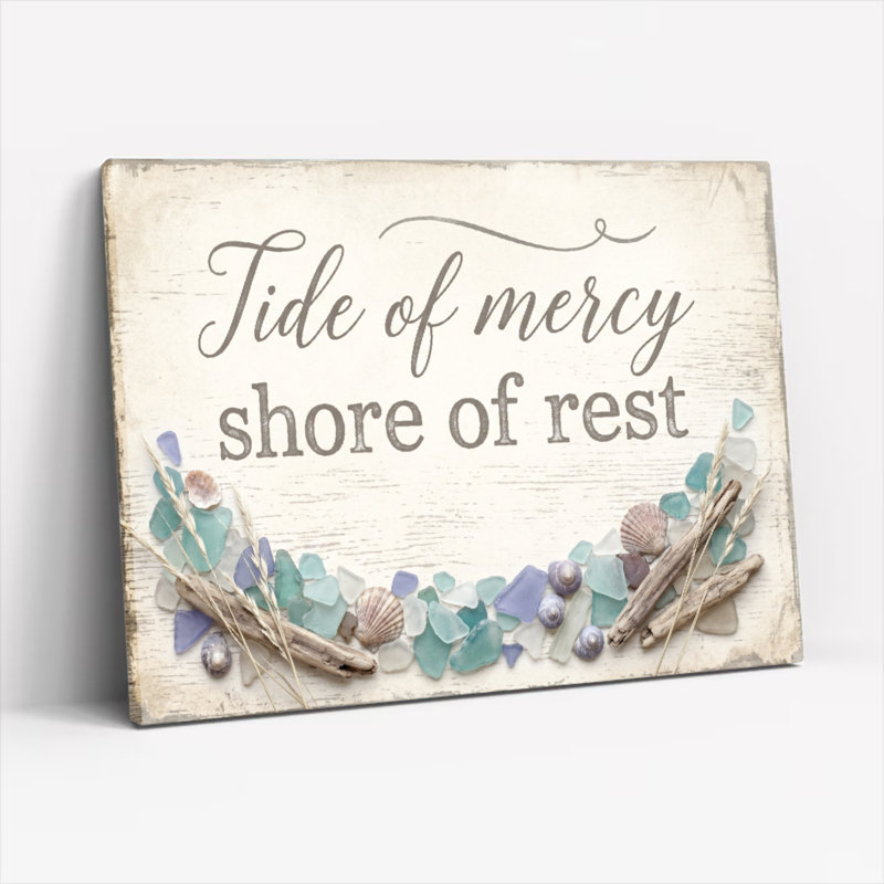 Tide Shore, reproduction d'art sur toile, ensemble de 1, Wrapped Canvas, 16"H x 24"W