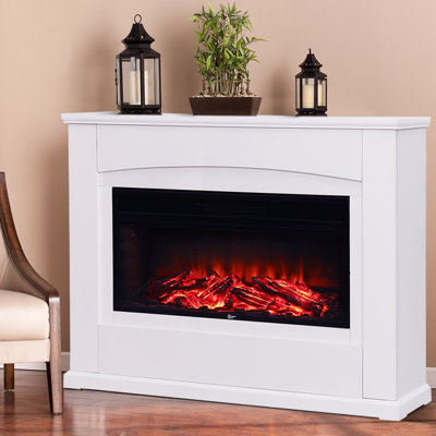 built-in electric fireplace