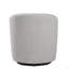 Fauteuil d'appoint pivotant en tissu performance Oaklynn Barrel Style (fauteuil d'appoint)