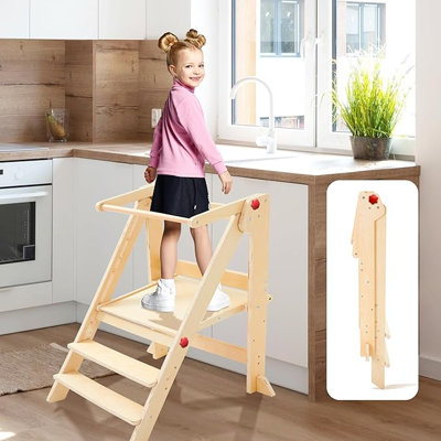 Tour d'apprentissage pliable pour tout-petits