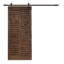 Porte de grange à panneaux et en bois avec quincaillerie d'installation-62671948-62671947