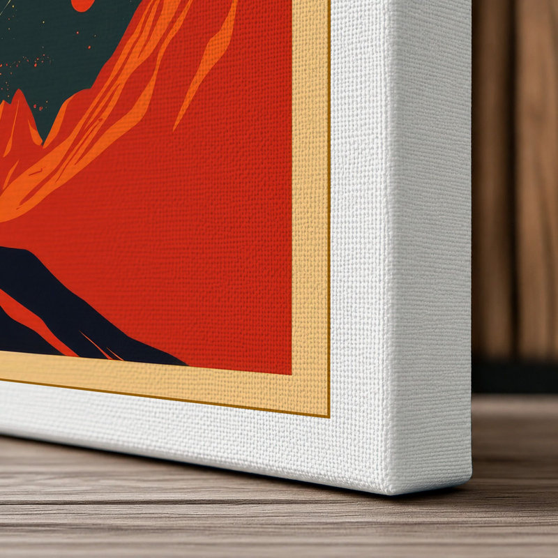 Solar Expedition Retro - Wrapped Canvas, 24x16 - 61.0 x 40.6 cm, White Border