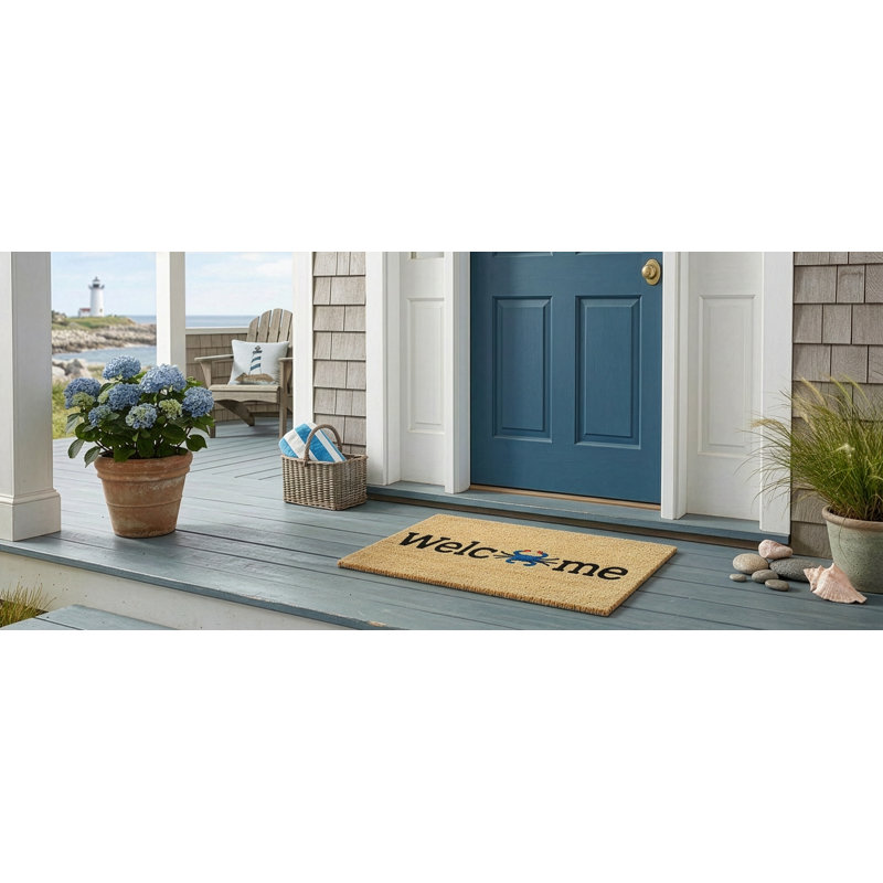 Paillasson Welcome O Crab 30 po x 18 po