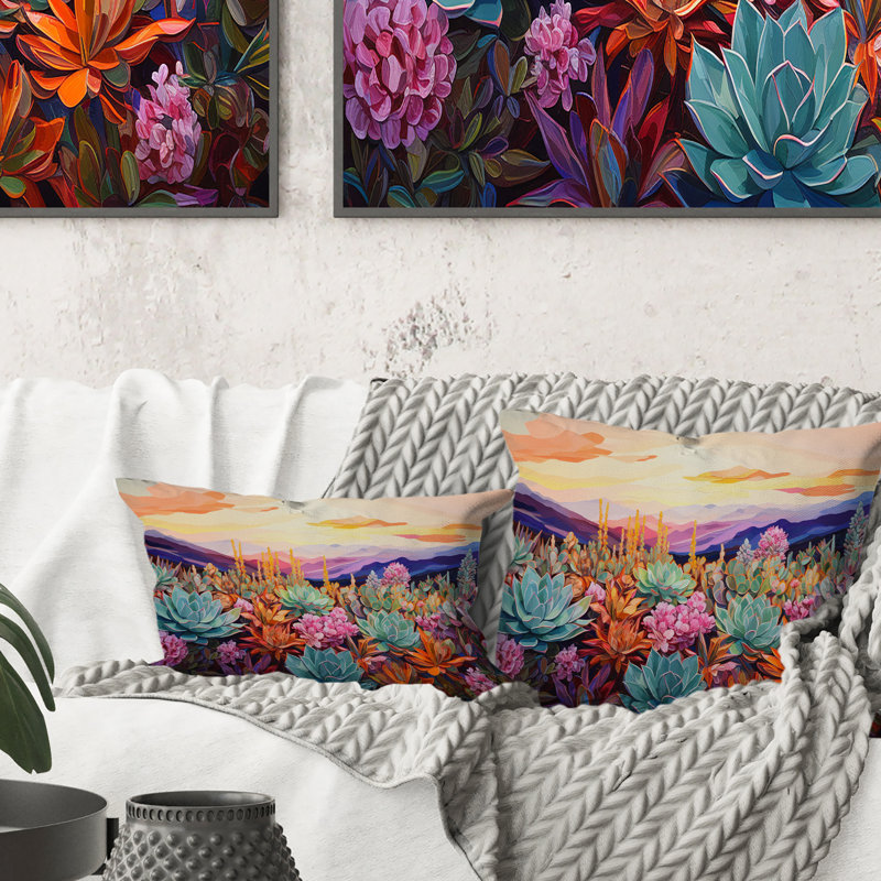 Coussin décoratif coloré