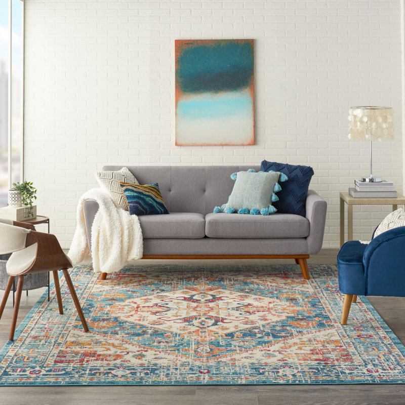 Oriental Area Rug, Rectangle 160 x 221cm
