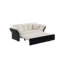 Grand canapé-lit coulissant de 74,8 po, canapé-lit capitonné convertible 3-en-1 avec 2 coussins moelleux, causeuse en velours multifonctionnelle-131049765-131049766