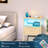 Modern LED Nightstand With Charging Station & Adjustable Fabric Drawer-1795125388