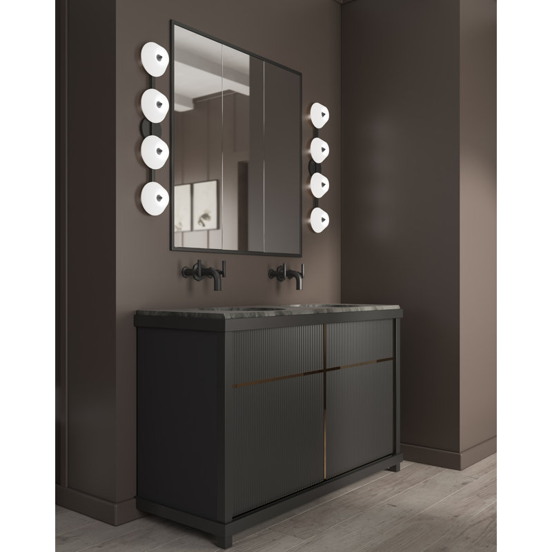 Holt 4 - Light LED Vanity Light, Black