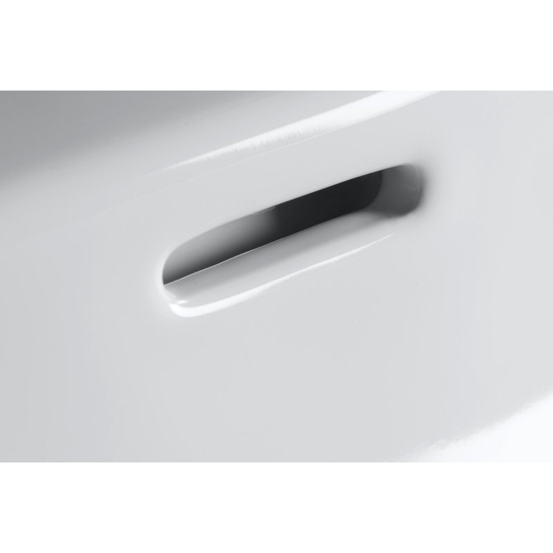 Duravit 1930 Series Ceramic 24" Wall Mount Bathroom Sink with Overflow