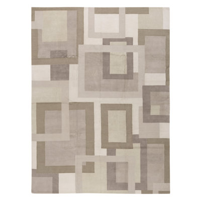 Tapis rectangulaire noué à la main