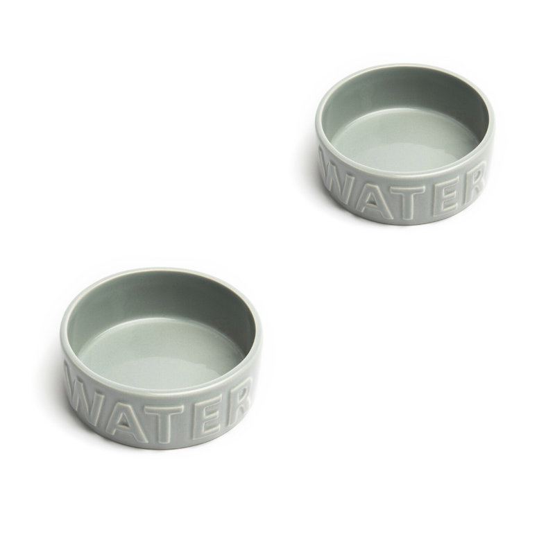 Bols pour animaux Classic Water, gris, Petit (2 tasses / 16 oz liquides)