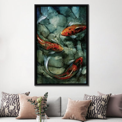 « ii », reproduction d’art sur toile tendue Tres Koi
