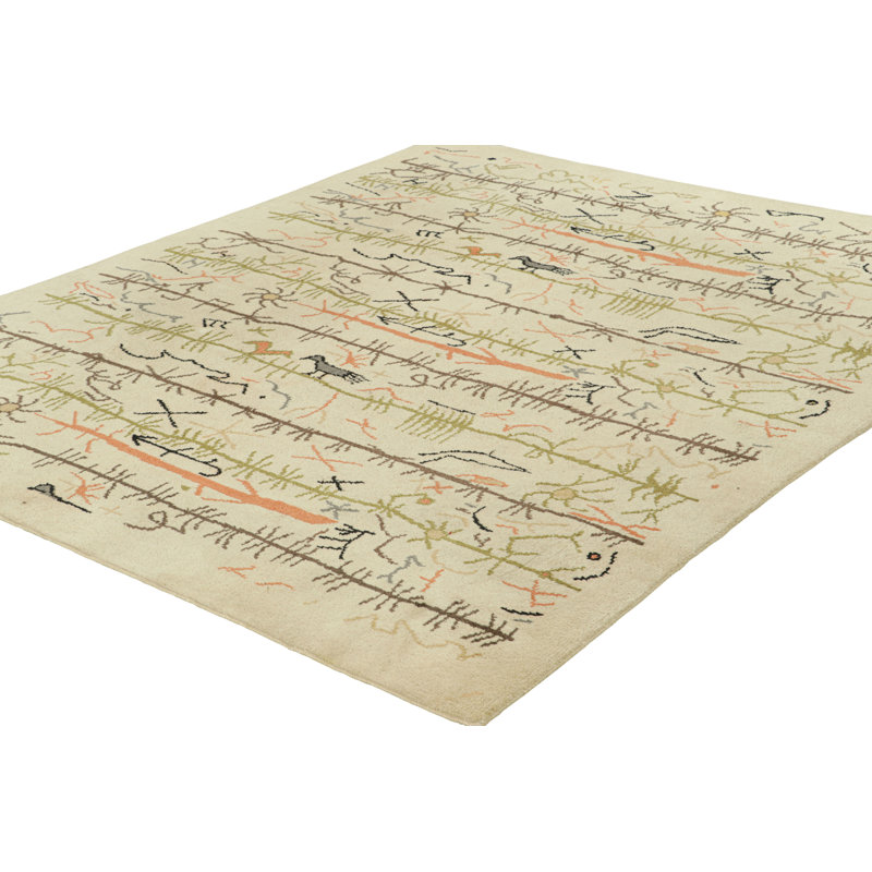 One-of-a-Kind 6'4x7'10 Hand Knotted Area Rug