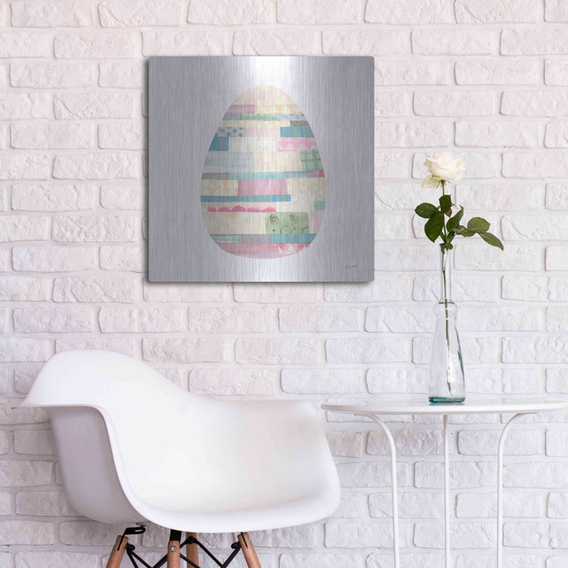 Brayden Studio® «Spring into Pâques III» par Courtney Prahl, art mural en métal, H 24 po x l 24 po