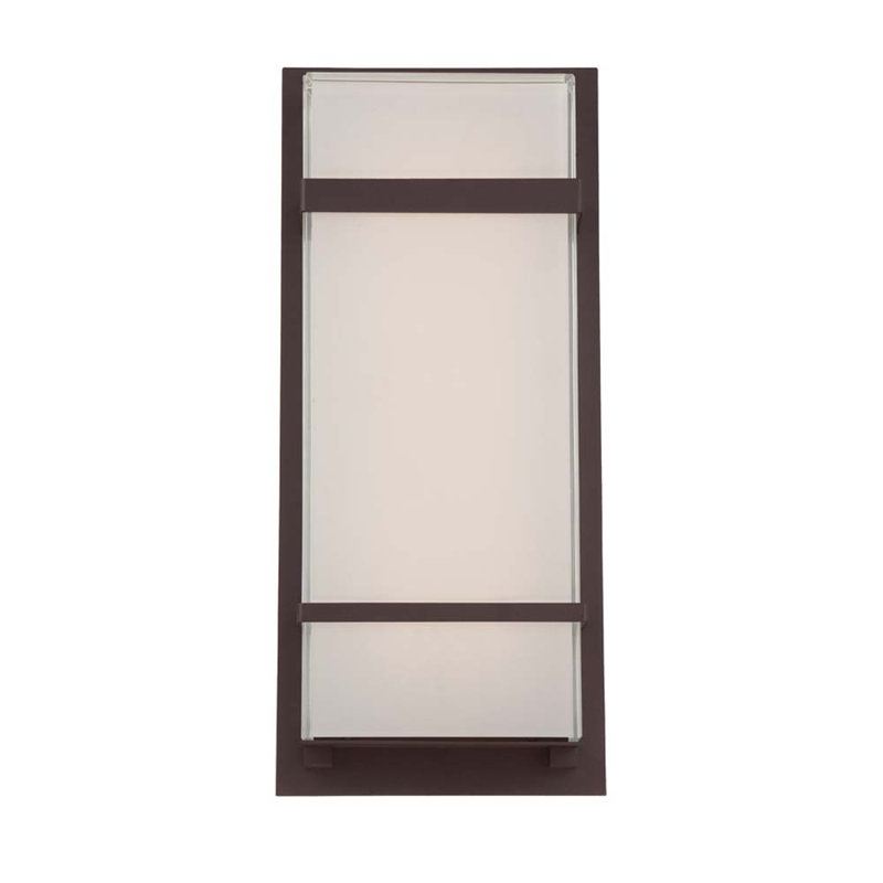 Phantom Outdoor Bulkhead Light, Bronze, 21" H x 8" W x 3.75" D