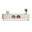 Meuble télé moderne en bois manufacturé blanc-1167781687