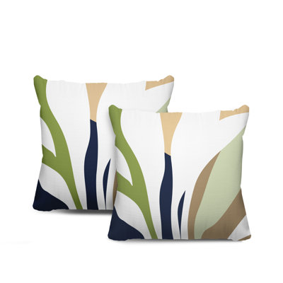 Outdoor Reversible Throw Pillow
