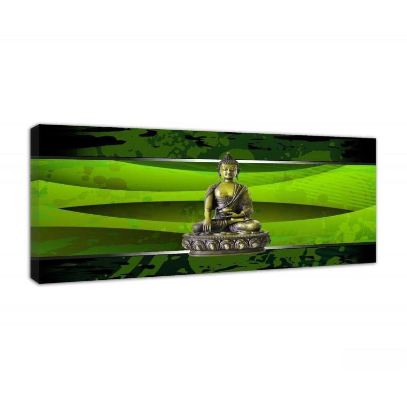 Leinwandbild Buddha in Green