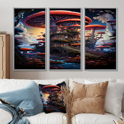 Dedman - Ensemble de salon mural art abstrait paysage