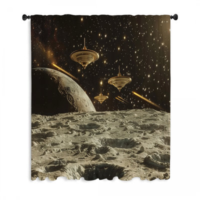 Rideau transparent en polyester Ranessa