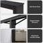 Longue console avec prises de courant