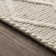 Krizal Hand Woven Wool/Viscose Geometric Rug in Ivory