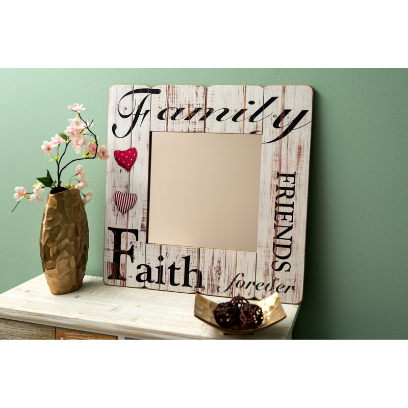 Cliffrose Wood Flat Wall Mirror