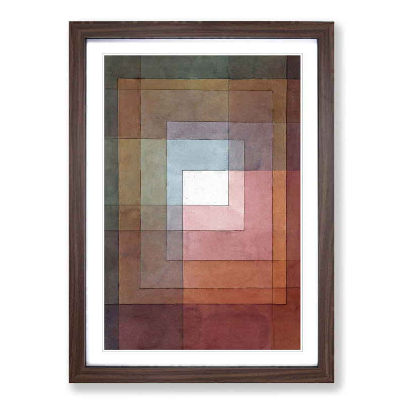 Paul Klee - Single Picture Frame Print, Walnut