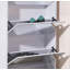 Améliorez votre espace! Armoire de rangement moderne à chaussures à miroir avec 3 tiroirs rabattables - idéale pour le vestibule et l'organisation du salon