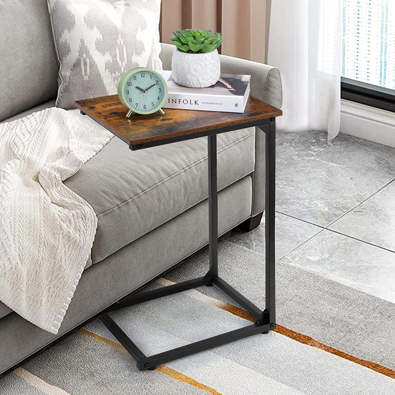 Solid Wood Top End Table Set