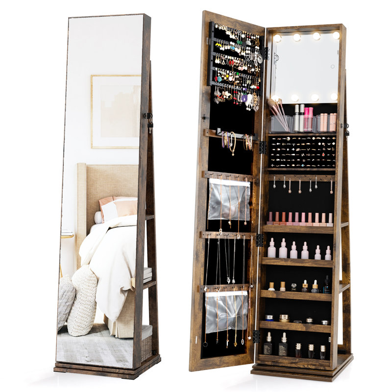 Freestanding Jewelry Armoire