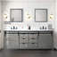 Meuble-lavabo double P 22 po, comptoir en marbre de culture, ensemble de robinet et miroirs 30 po-1549530557-1549530559