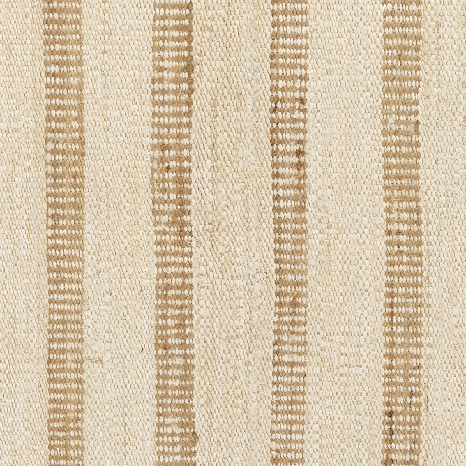 Aadison Ivory Hand-Woven Striped Jute Rug, Rectangle 5' x 7'