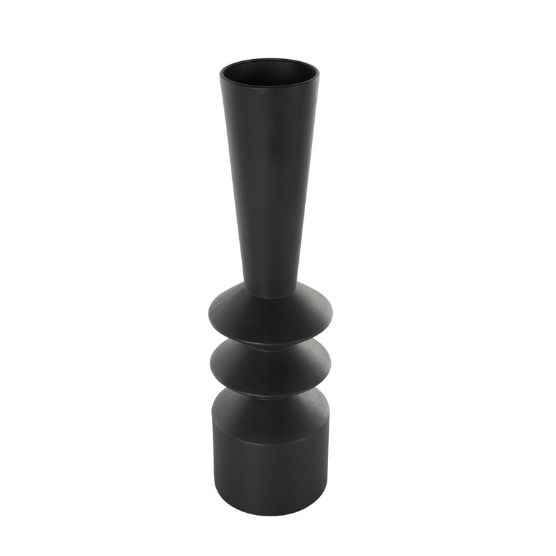 Vase cannelé en métal Cole And Grey