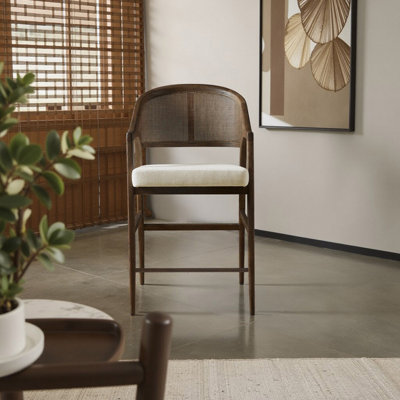 LC Direct Foam Padding Wing Back Accent Bar Stools (Set Of 2)