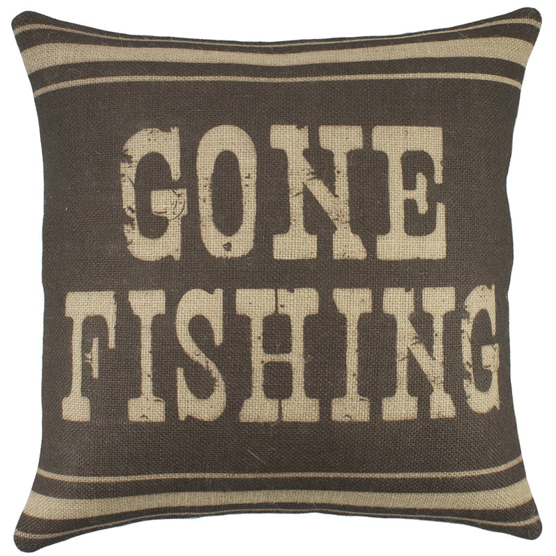 Carytown Jute / Sisal Reversible Throw Pillow