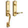 Complete Inactive Bethpage Dummy Handleset with Lever and Rosette