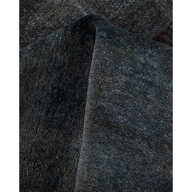 Overyed One-of-a-Kind Rectangle 6'2" x 9'2" Hand Knotted Area Rug